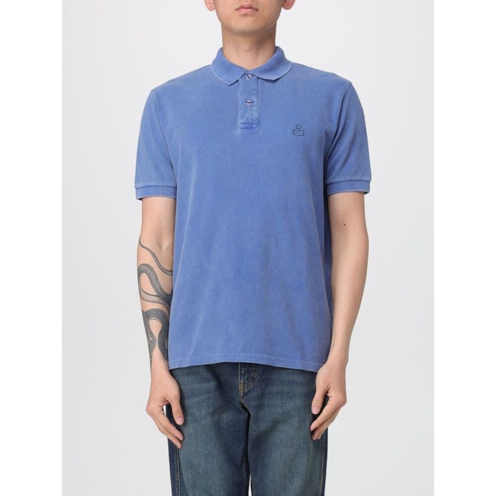 Isabel Marant Polo Shirt Men Blue